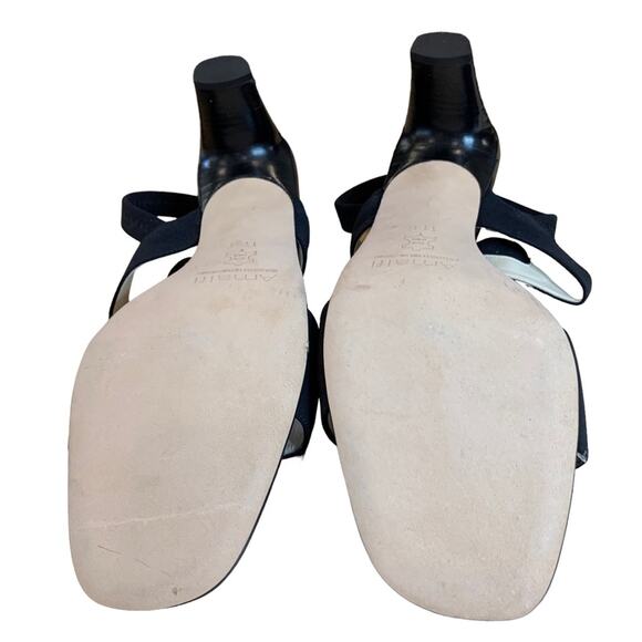 Amalfi made in Italy. Sandals 4” heel leather soles size 11 - Picture 5 of 5